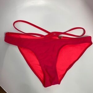 Tinibikini Strappy‎ bikini bottom hot pink size XL